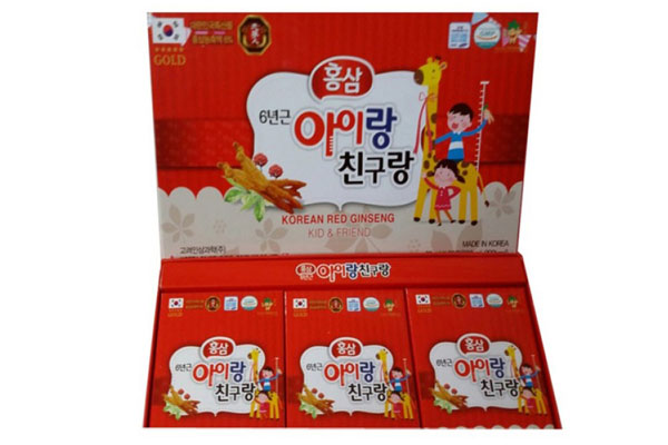 Nước hồng sâm trẻ em Korean Ginseng Kid & Friend