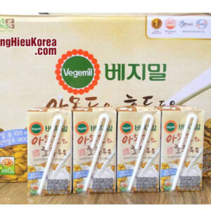 Sữa óc chó hạnh nhân Vegemil Hàn Quốc - 24 hộp 190ml