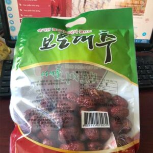 Táo đỏ khô Hàn Quốc (Jujube mẫu mới 2018) túi 500g